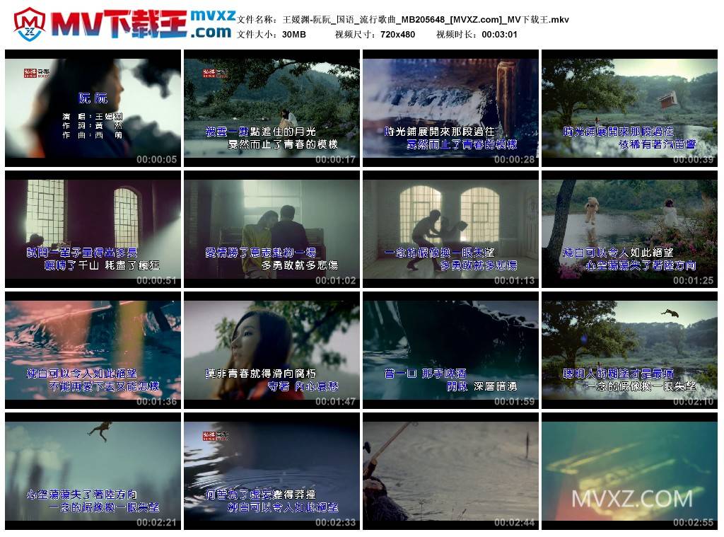王媛渊-阮阮_国语_流行歌曲_MB205648